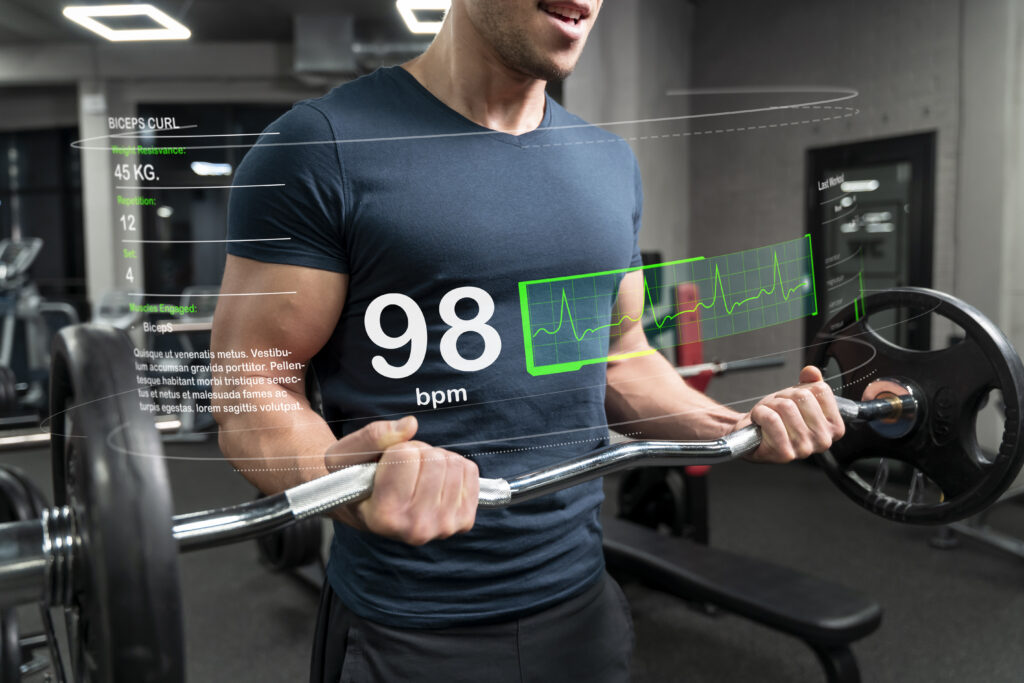 data stats around person doing physical activity